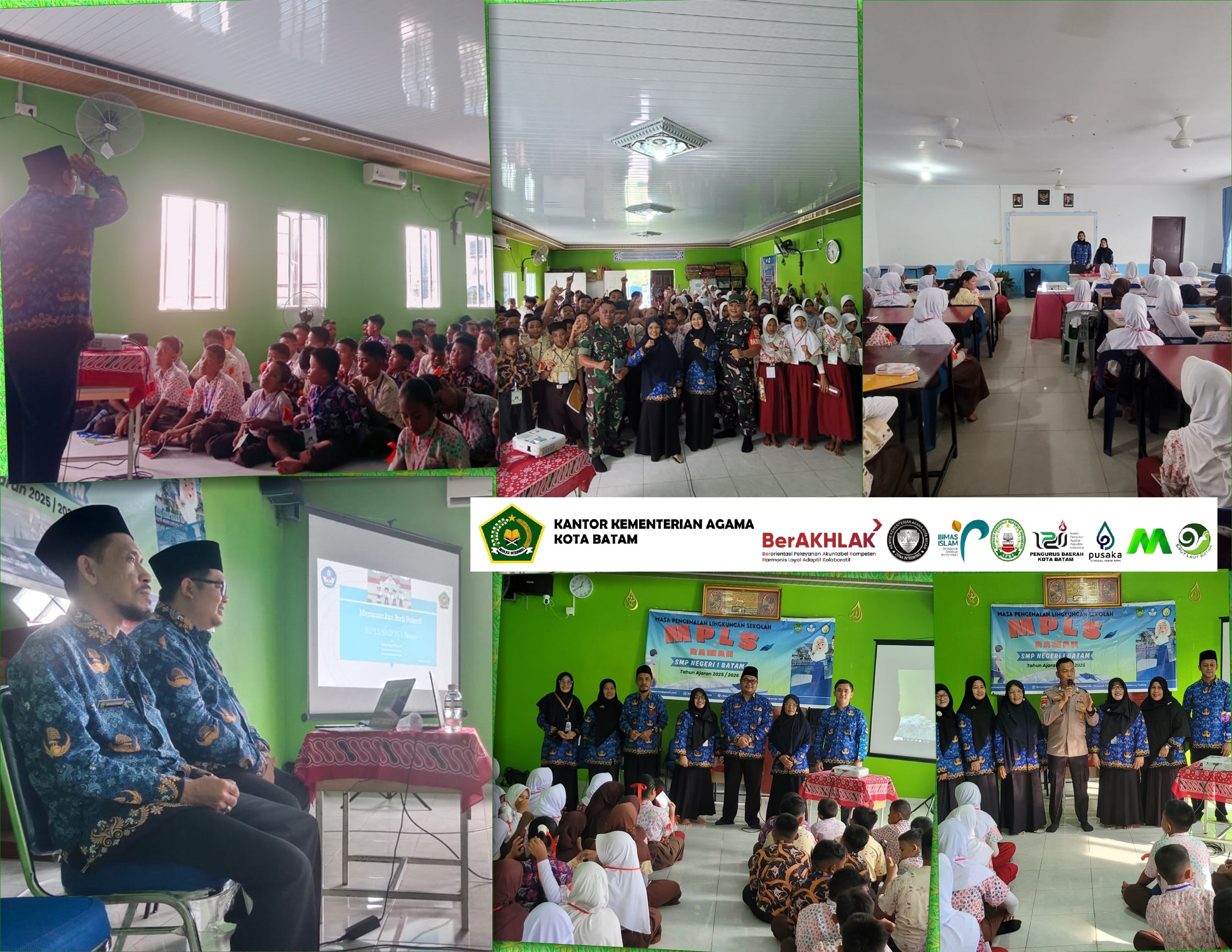 Kolaborasi Lintas Instansi, Kepala KUA Belakang Padang juga menjadi Narasumber MPLS SMPN 1 Batam: